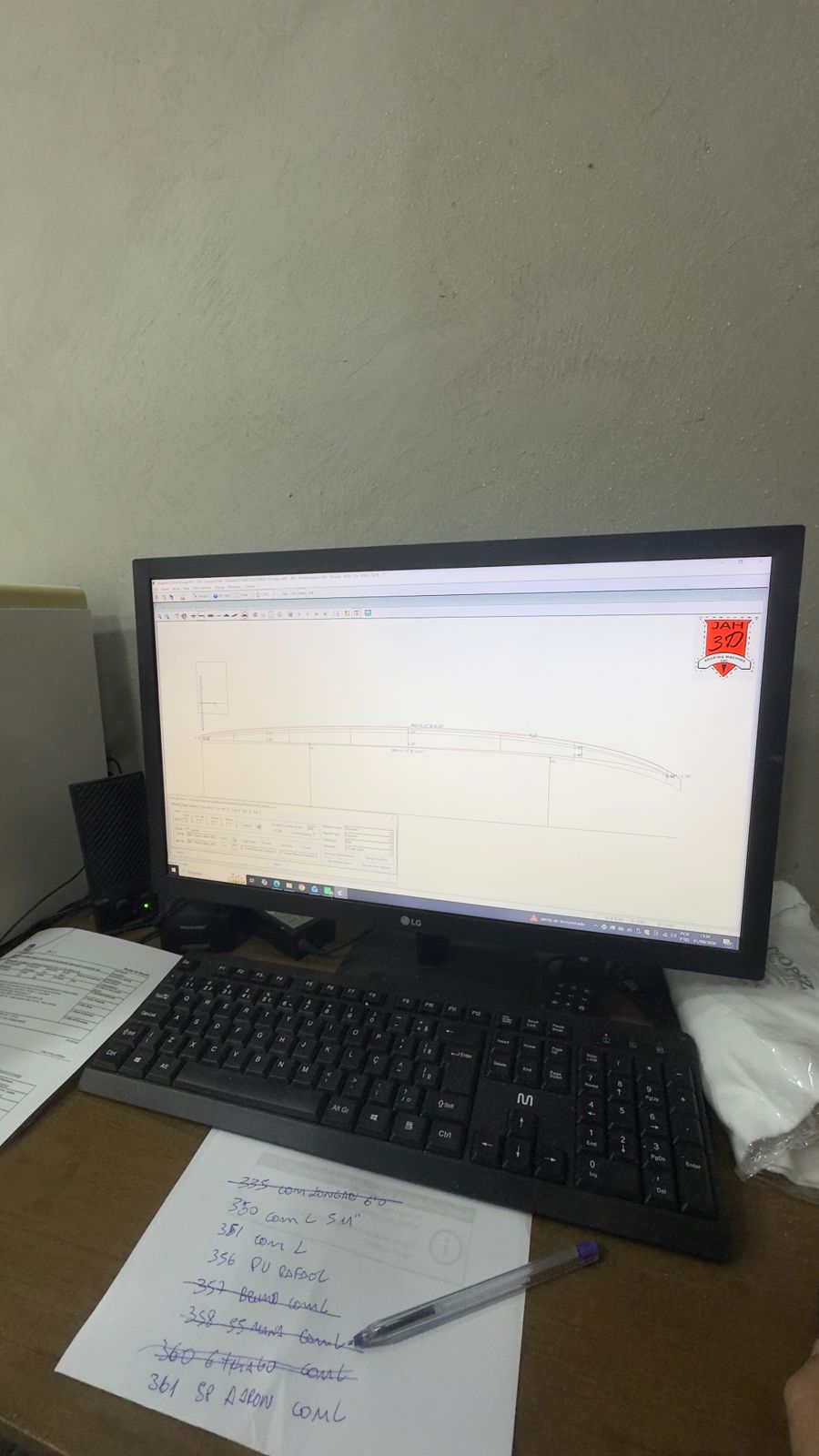 Projeto de prancha no Shape3D pela JHA3D